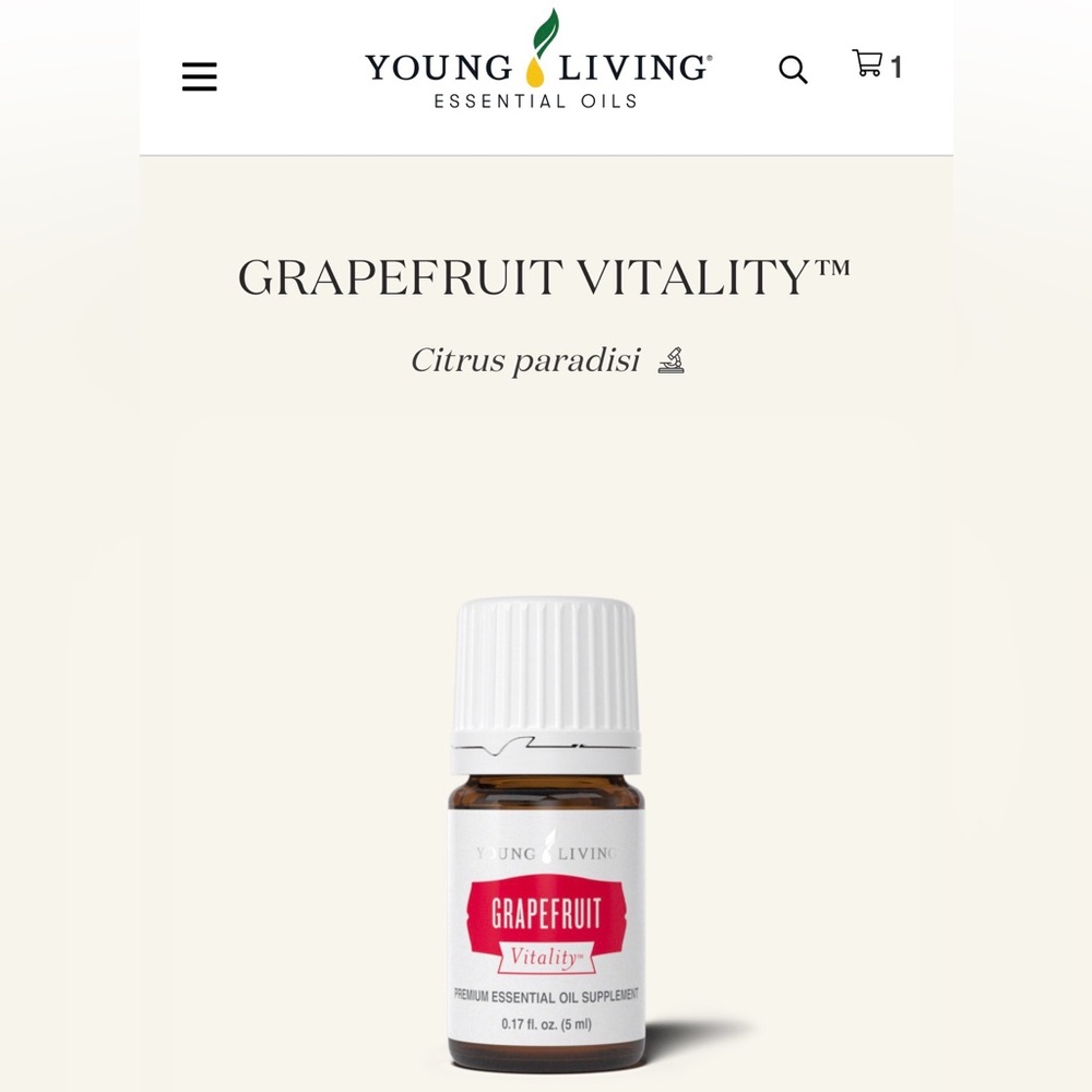 Young Living Grapefruit Vitality Essential Oil - 5 ml